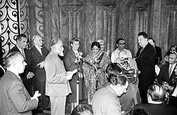 Выступление С.Н.Рериха на открытии персональной выставки картин 11 мая 1960 г.