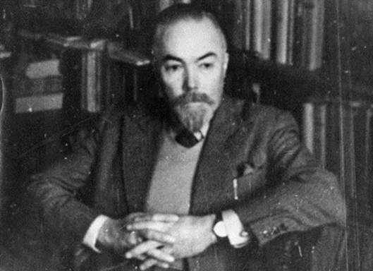 Ю.Н.Рерих в рабочем кабинете. Институт Востоковедения АН СССР, Москва. 1957–1960