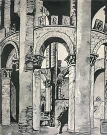 Юрий Рерих. В замке. 1917-1918