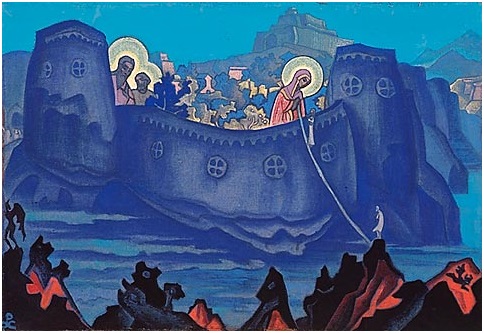 Н.К.Рерих. Madonna Laboris. (Труды Богоматери). 1933