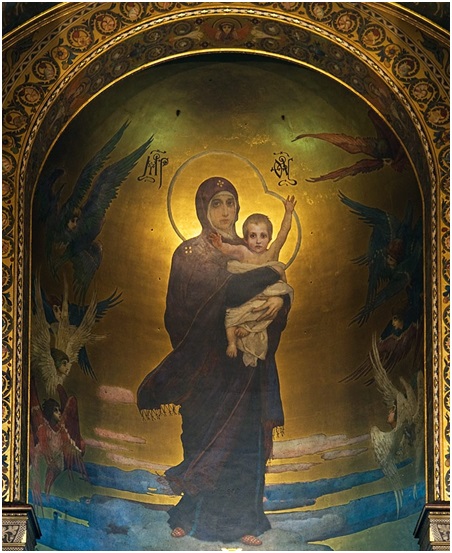 Васнецов В. М. Богоматерь с Младенцем. 1885–1896. Владимирский собор. Киев