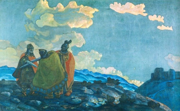 Н.К. Рерих. Град обречённый. 1914